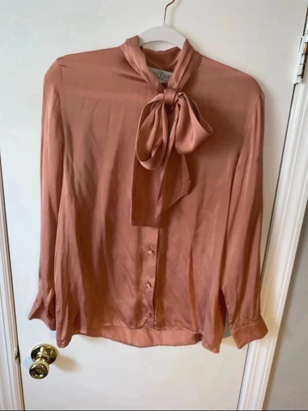 Authentic 100% Silk Gucci Blouse